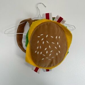 Top Paw Pet Halloween Collection Hamburger Rider Costume - Size S/M